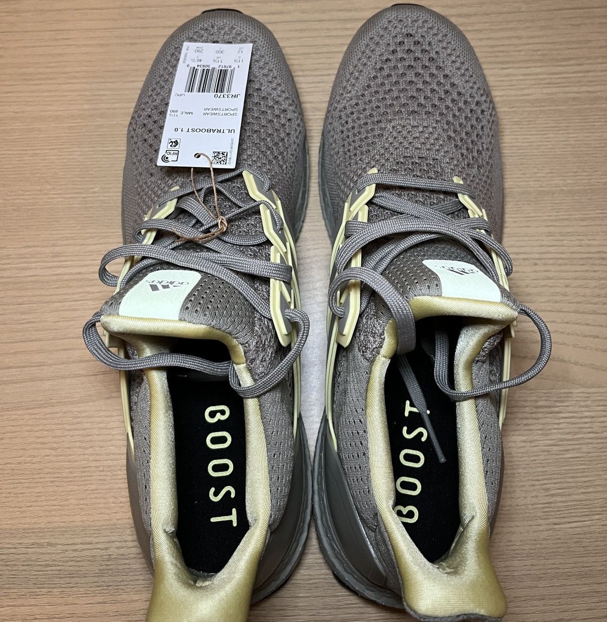 Adidas Adidas UltraBoost 1.0 - "Putty Beige / Powder Yellow" Size US 12 / EU 45 - 3 Thumbnail