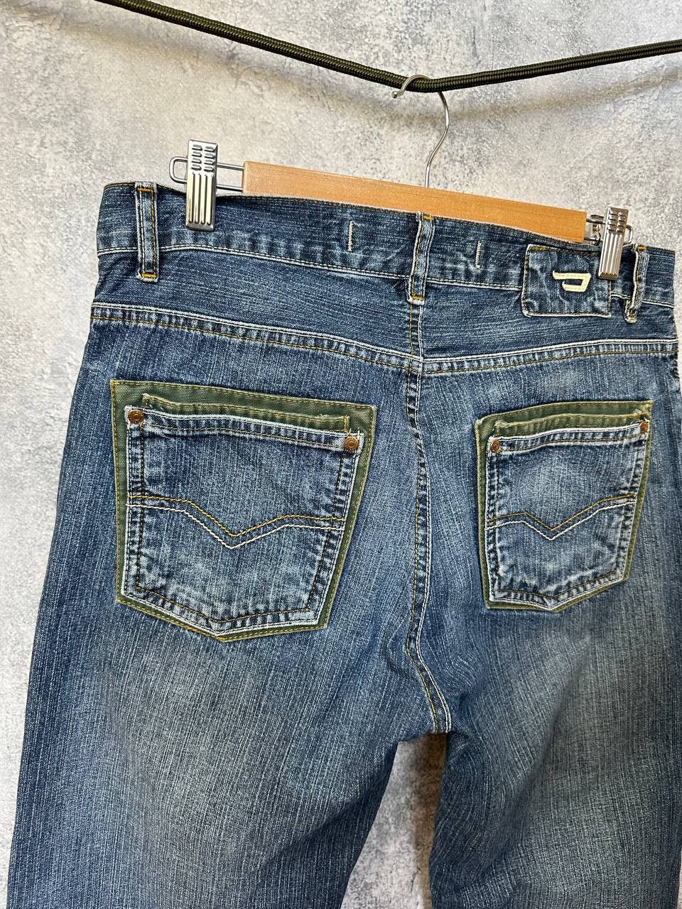 Diesel Diesel Jeans Denim Division Y2K Green Trim Made in Italy Size US 32 / EU 48 - 7 Thumbnail