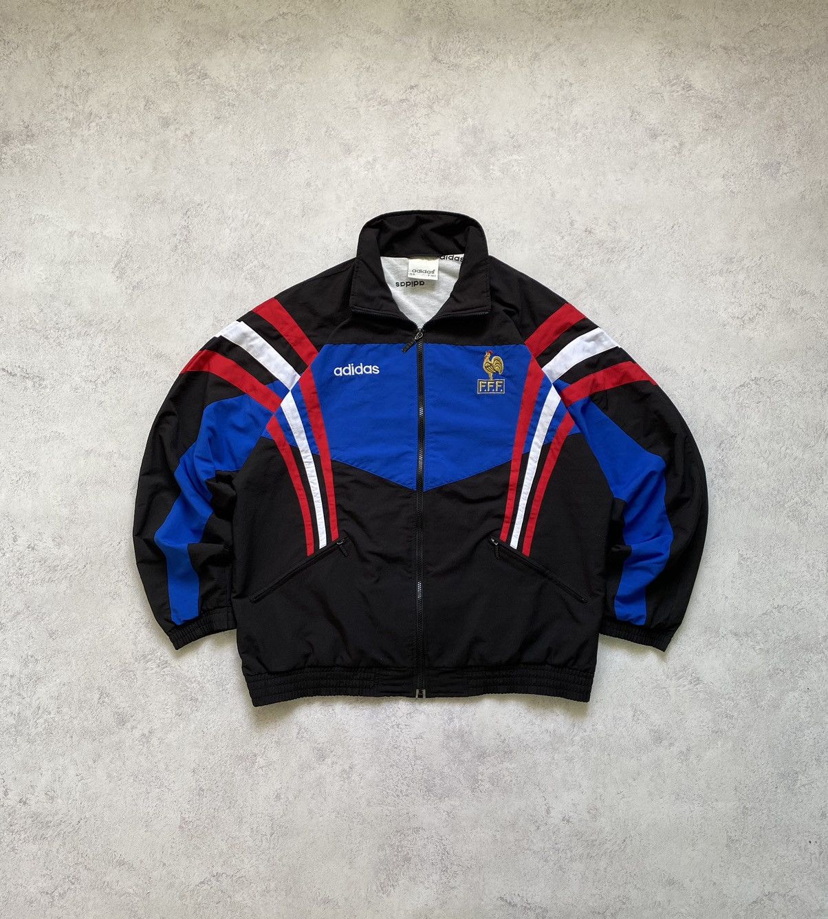 Vintage France 1996 FFF Euro Champion Football Adidas Jacket