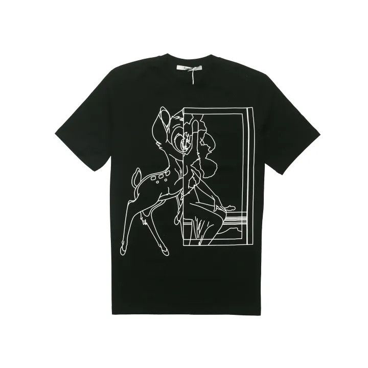 Givenchy Givenchy Black Animal Print Short Sleeve T-Shirt Size US XS / EU 42 / 0 - 1 Thumbnail