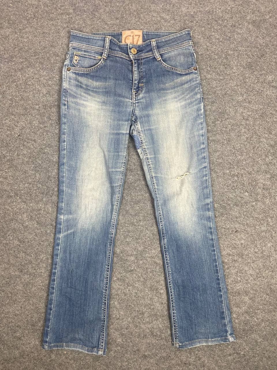 Japanese Brand c-17 japanese brand distressed denim Size 30" / US 8 / IT 44 - 5 Thumbnail