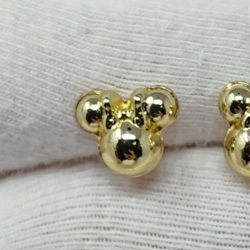 Disney Disney Minnie Mouse Gold Tone Stud Earrings Size ONE SIZE - 5 Thumbnail