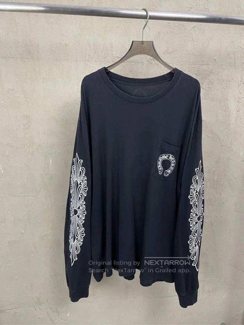Chrome Hearts Chrome Hearts Black Long Sleeve T. Size US XXL / EU 58 / 5 - 1 Thumbnail