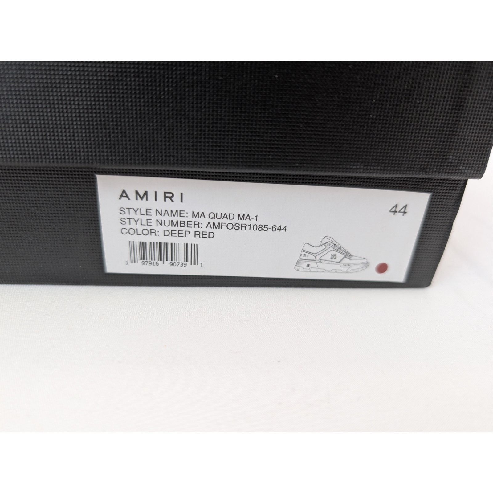 Amiri o1rshd1 MA-1 sneaker in white and red Size US 11 / EU 44 - 22 Thumbnail