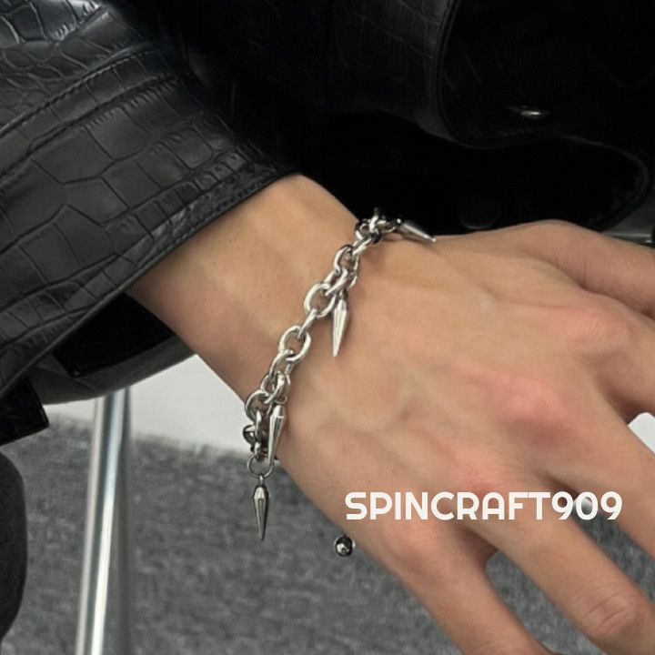 Jewelry Spiked Chain Bracelet Size ONE SIZE - 4 Thumbnail