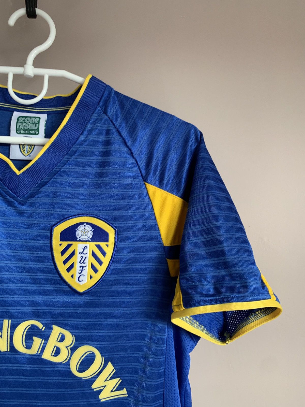 Vintage Leeds United 2001 Home Football Shirt Score Draw Retro Sz S Size US S / EU 44-46 / 1 - 4 Thumbnail
