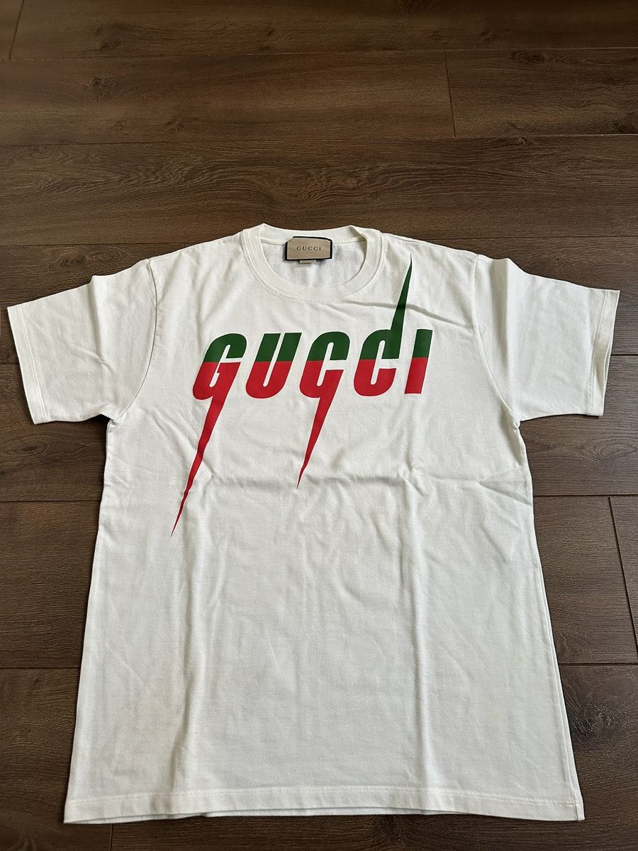 Gucci Gucci blade logo shirt Size US S / EU 44-46 / 1 - 1 Thumbnail