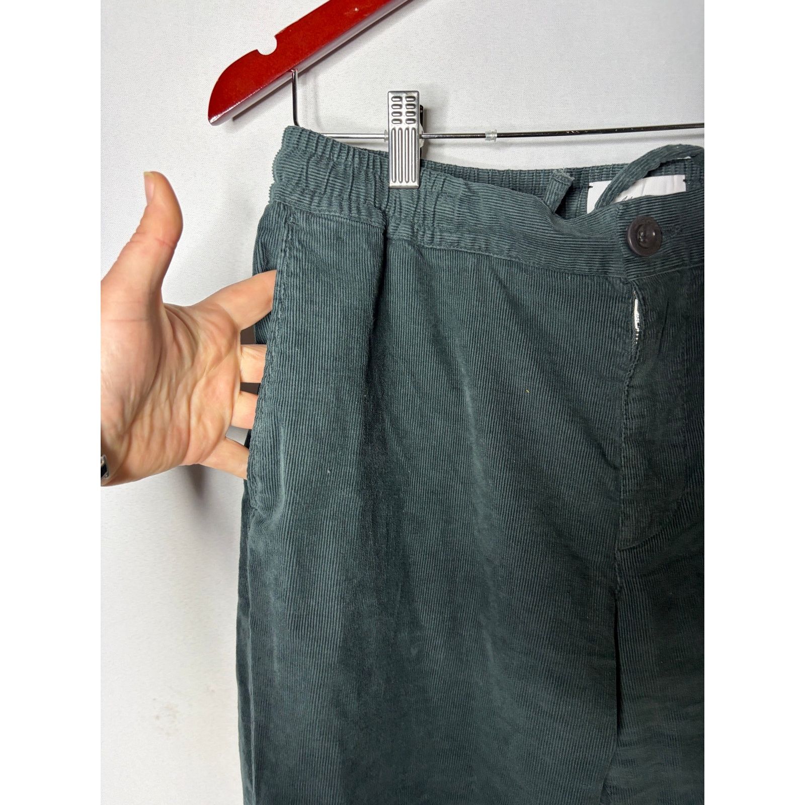 Mr P. MR P. Phillip Straight-Leg Cotton-Corduroy Trouser green Size US 32 / EU 48 - 7 Thumbnail