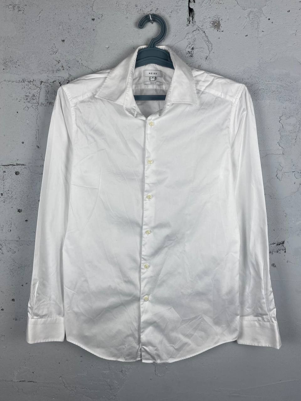 Reiss Luxury Reiss Wedding White Classic Dress Shirt Size US M / EU 48-50 / 2 - 1 Thumbnail