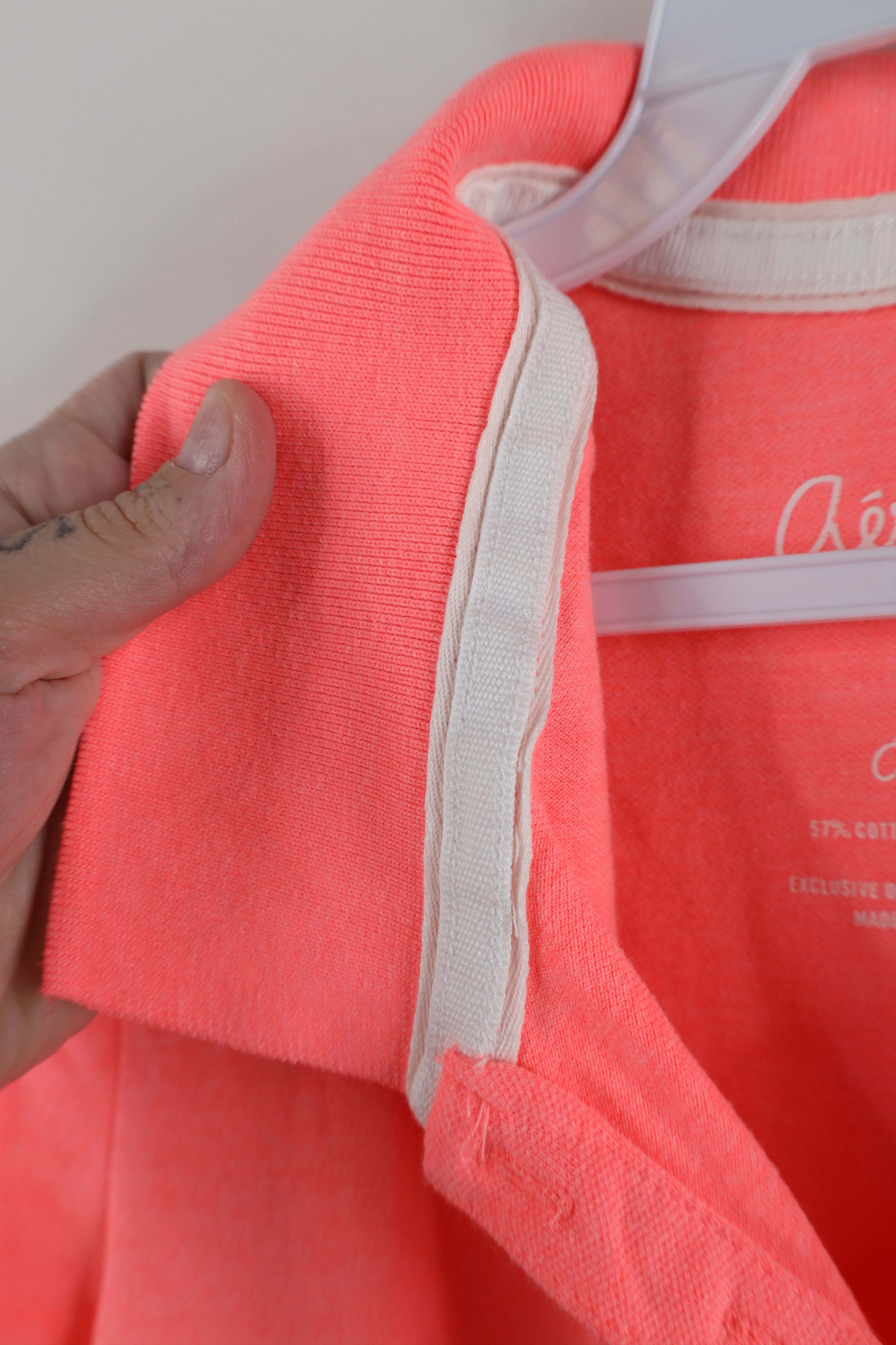 Aeropostale Vintage Y2K Aeropostale Bella Collared Polo Shirt Pink Size L / US 10 / IT 46 - 10 Thumbnail