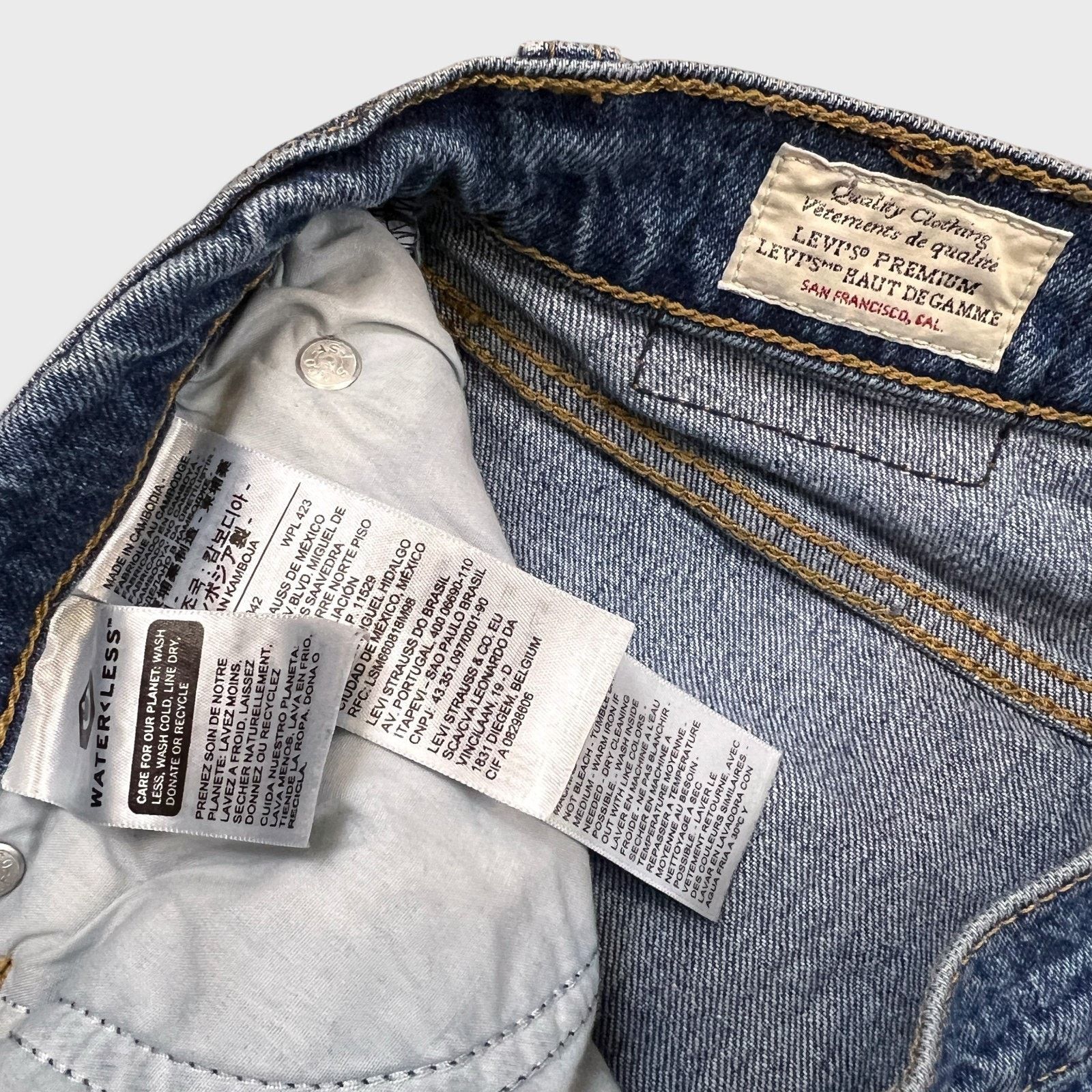 Levi's Levi's 70s High Flare Jeans Womens 31x24 Distressed Denim Size 31" - 10 Thumbnail