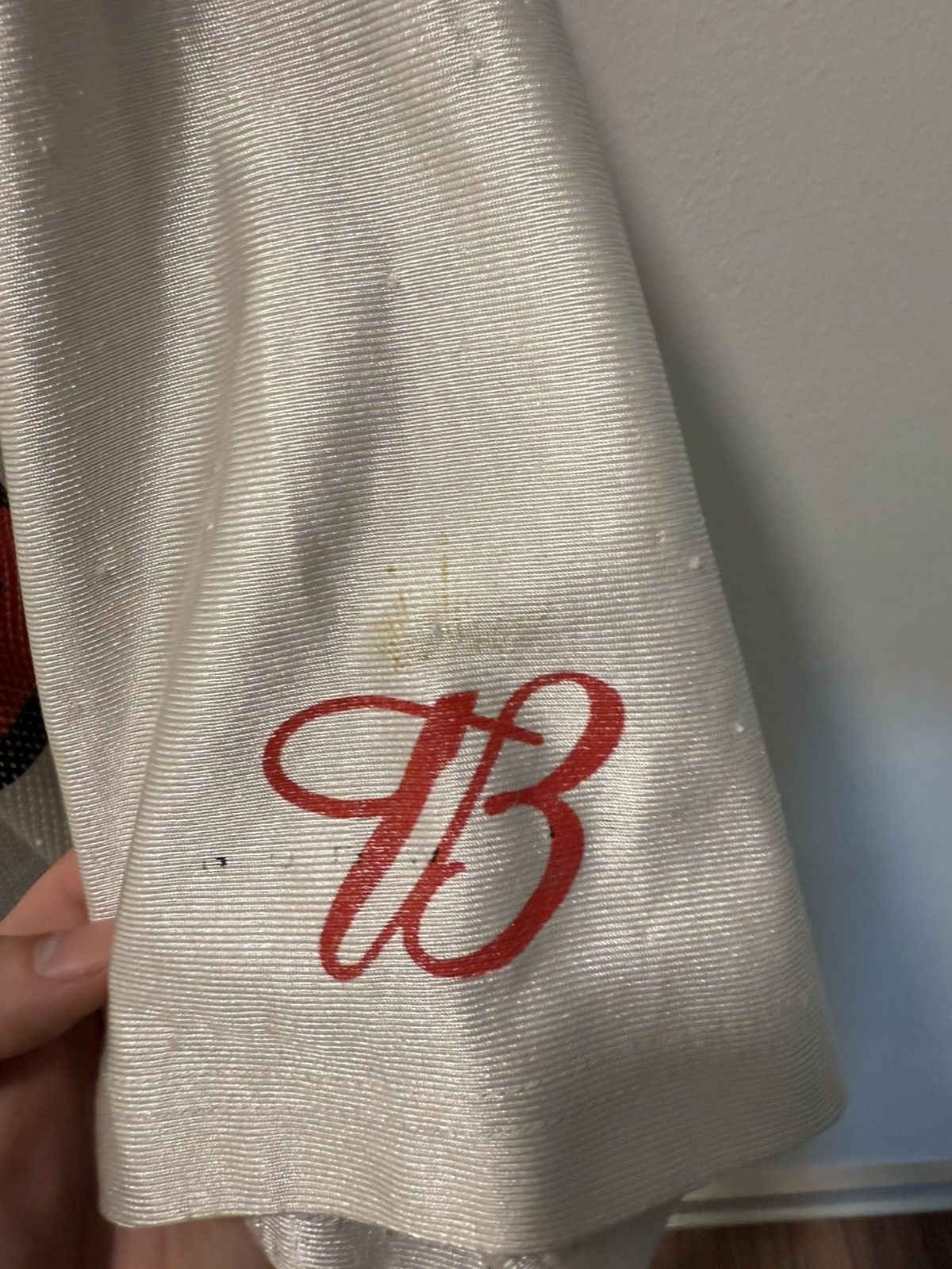 NASCAR THRASHED DALE JR BUDWEISER JERSEY Size US L / EU 52-54 / 3 - 5 Thumbnail