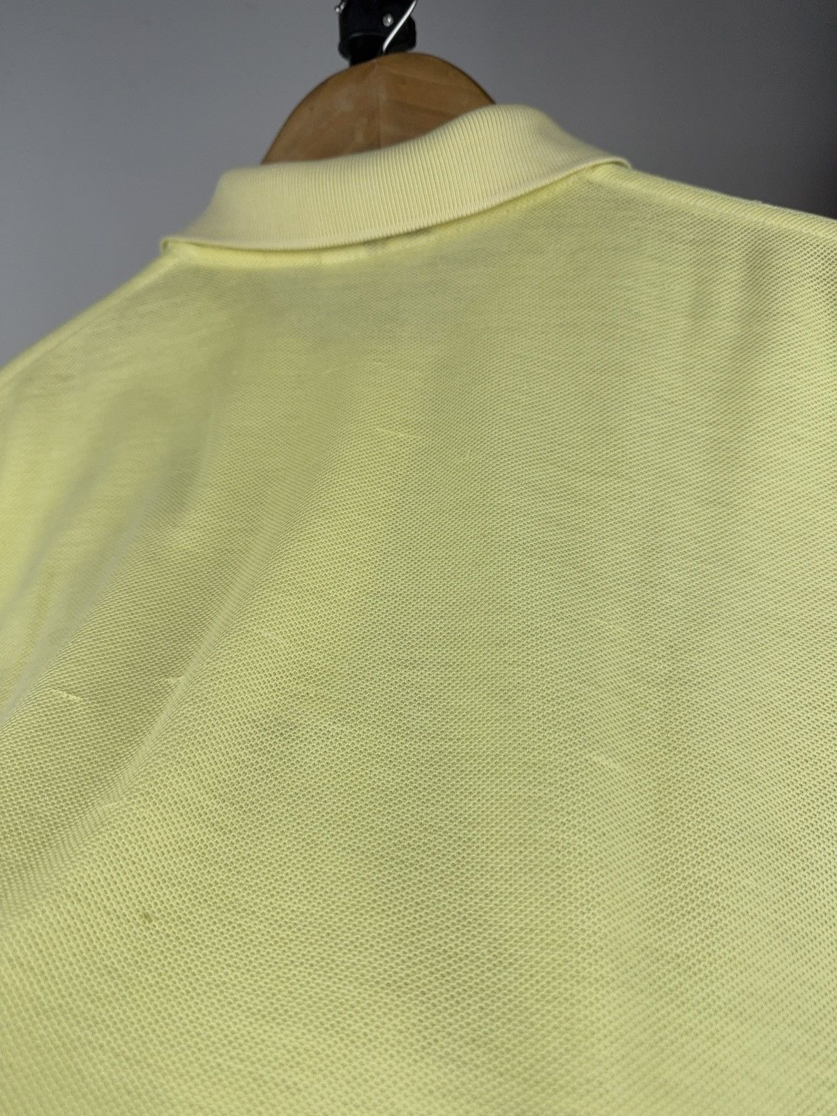 Lacoste Retro 80s Chemise Lacoste Polo Shirt Yellow Made in France Size US S / EU 44-46 / 1 - 19 Thumbnail