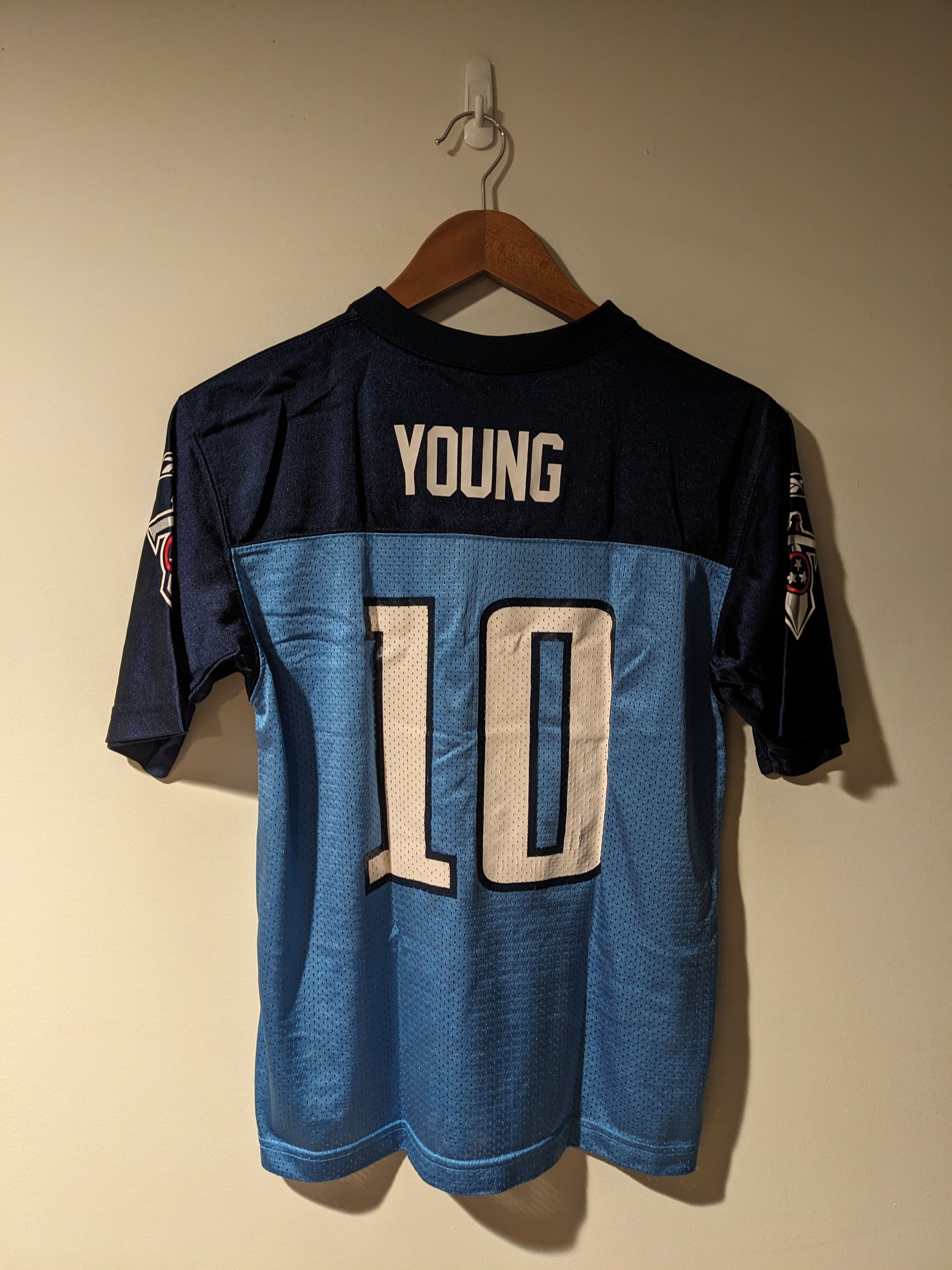 NFL × Vintage Vintage Vince Young Tennessee Titans NFL Youth Jersey Size US L / EU 52-54 / 3 - 1 Thumbnail