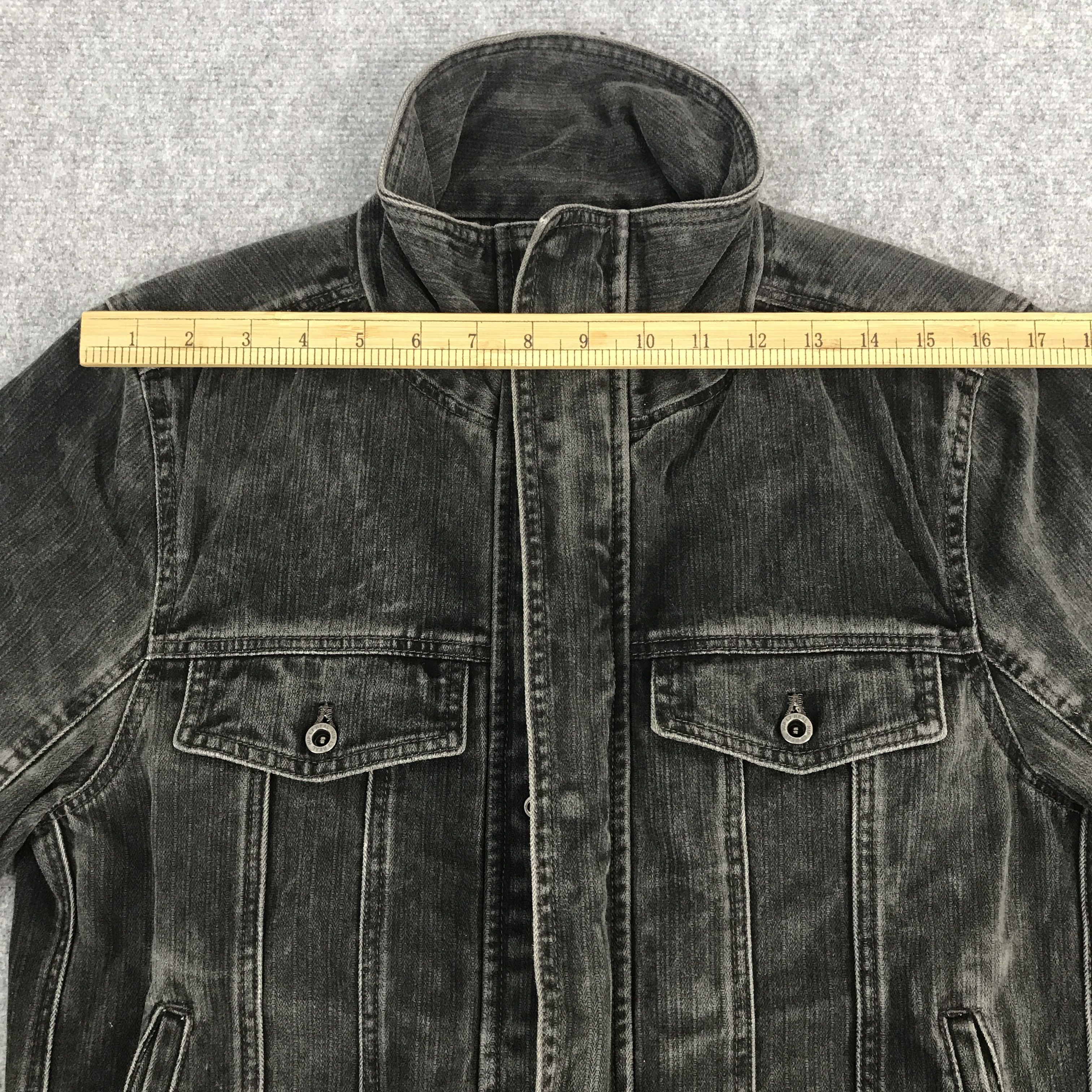 Japanese Brand × L7 Real Hip Rare L7 real hip black denim zipper jacket Size US M / EU 48-50 / 2 - 5 Thumbnail