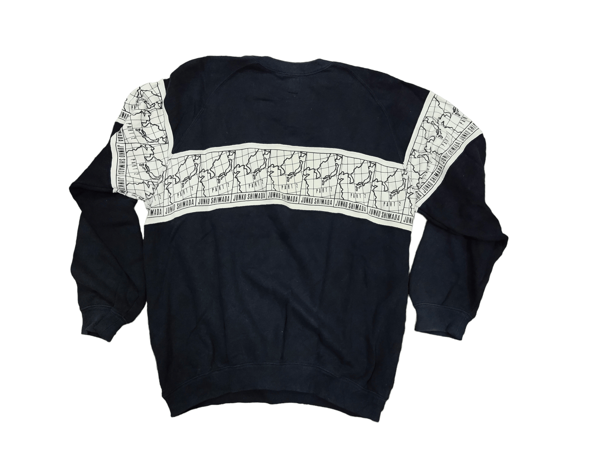 Japanese Brand × Junko Shimada Vintage Junko Shimada 90s black stripes colour fashion Size US M / EU 48-50 / 2 - 4 Thumbnail