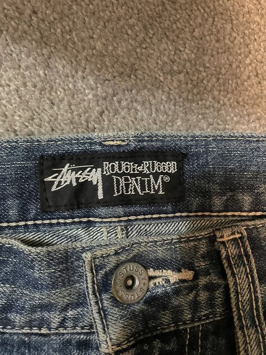 Vintage Stussy Rough and Rugged Denim Jeans | Grailed