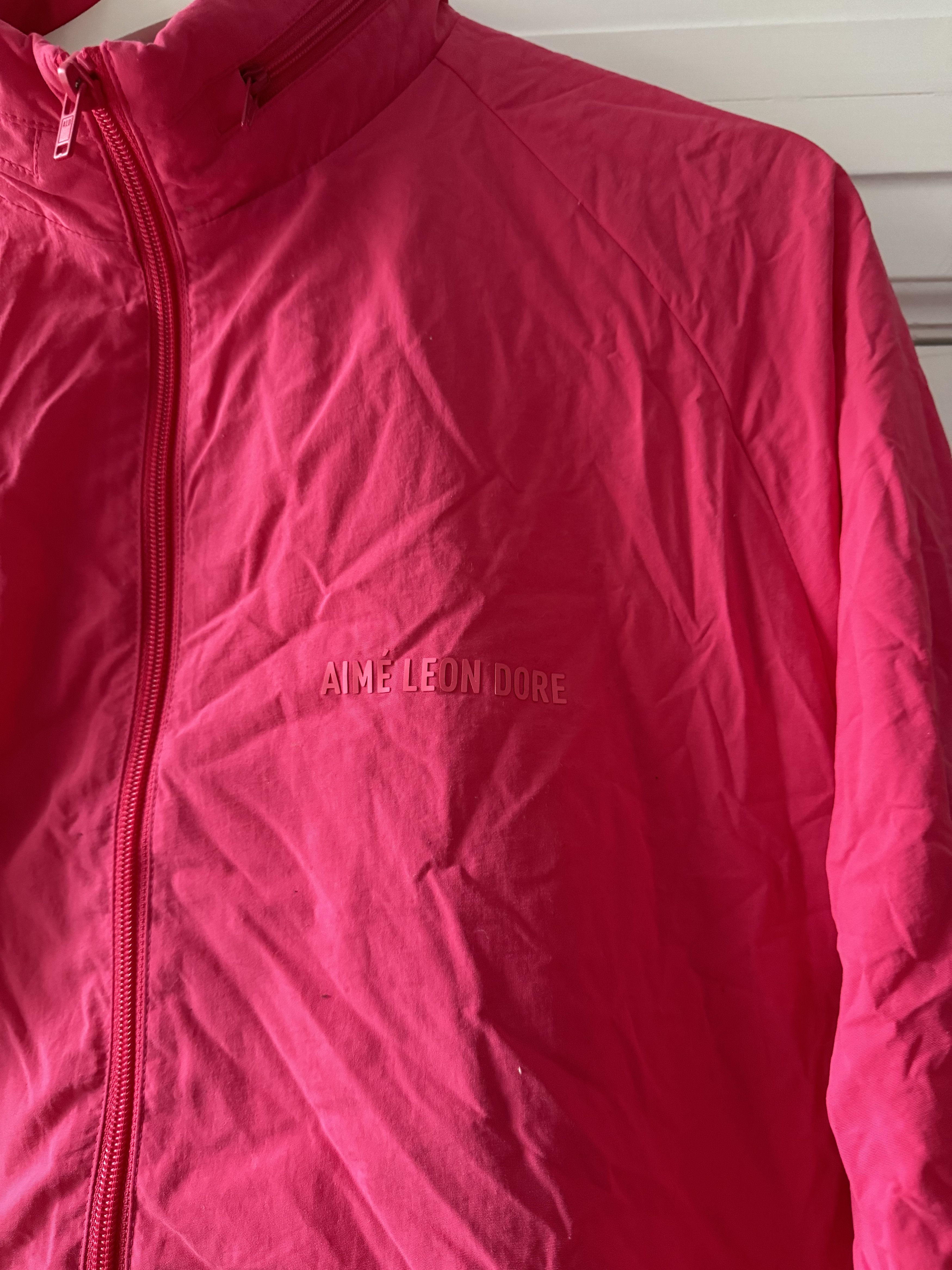 Aime Leon Dore Fuschia Track Jacket Size US XL / EU 56 / 4 - 2 Thumbnail