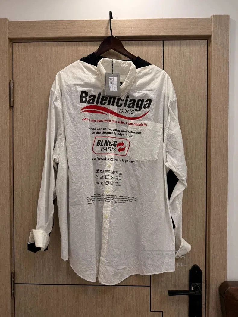 Balenciaga Balenciaga 2021FW two-in-one shirt. Size US XS / EU 42 / 0 - 1 Thumbnail
