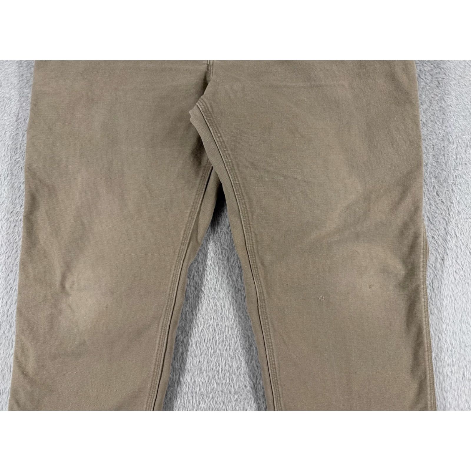 Carhartt Carhartt Jeans Adult 40 Beige Denim Carpenter Cargo Cotton READ 40x32 Size US 40 / EU 56 - 3 Thumbnail