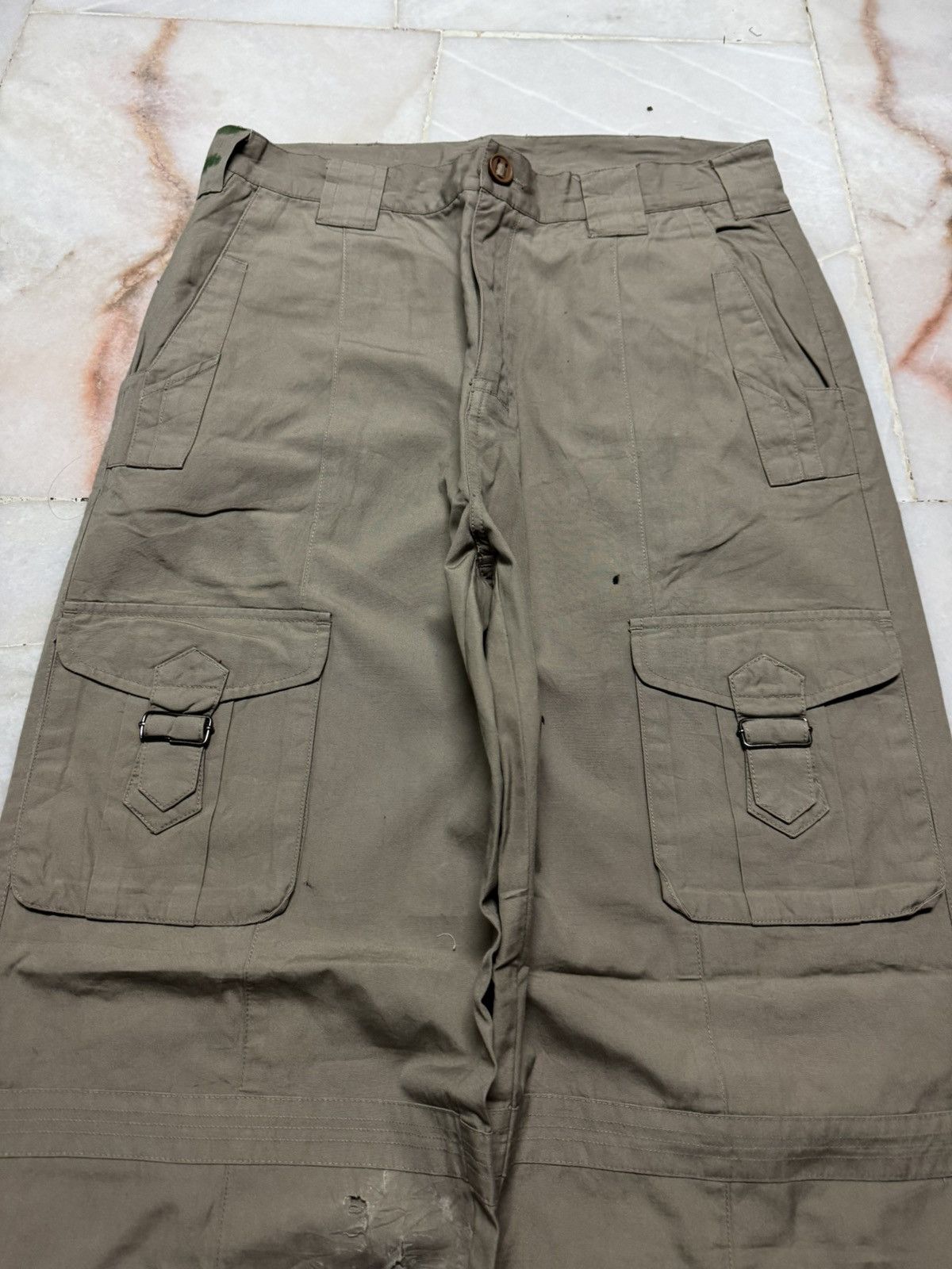 20471120 💥BAGGY💥90s JAPANESE INSANE POCKET BAGGY CARGO PANTS Size US 30 / EU 46 - 3 Thumbnail