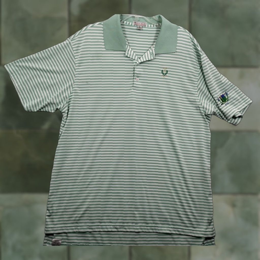 Peter Millar Peter Millar Summer Comfort Shirt Mens XL Striped Polo Carded? Size US XL / EU 56 / 4 - 1 Thumbnail