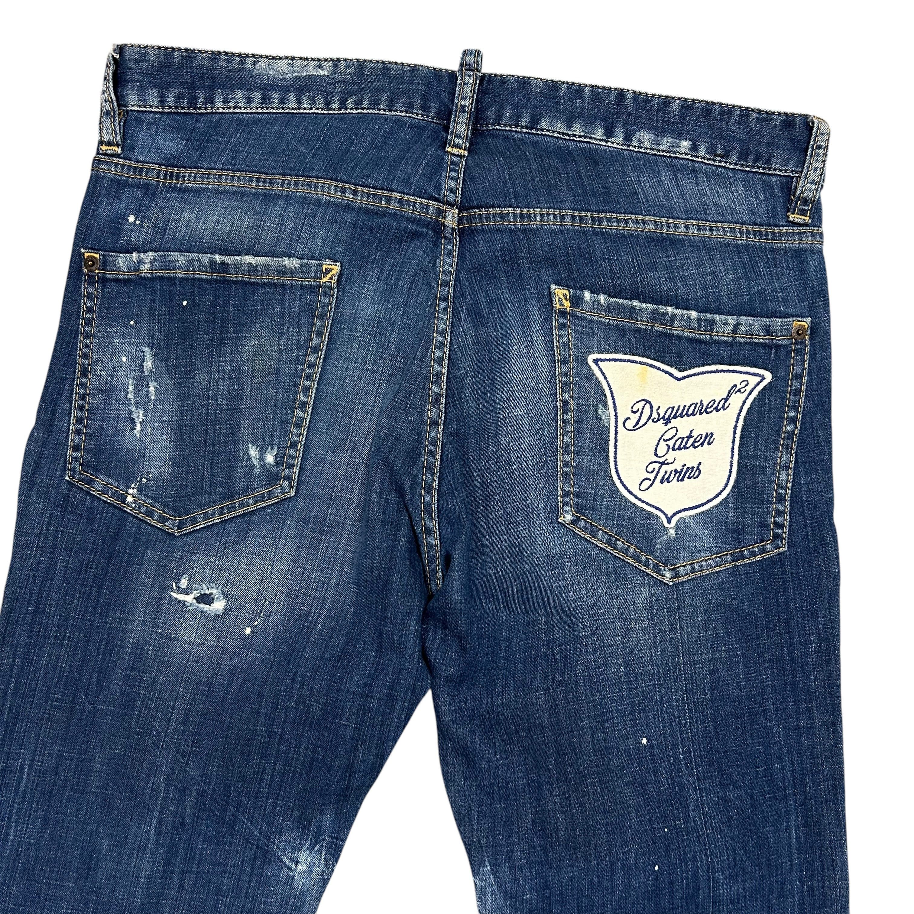 Dsquared2 Dsquared2 Cool Guy Jean Patches Slim Skinny Blue Denim 50 Size US 34 / EU 50 - 4 Thumbnail