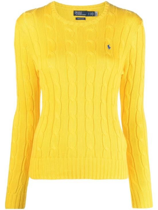 Ralph Lauren RALPH LAUREN Women Sweater 211891640007 700 YELLOW Size M / US 6-8 / IT 42-44 - 1 Thumbnail