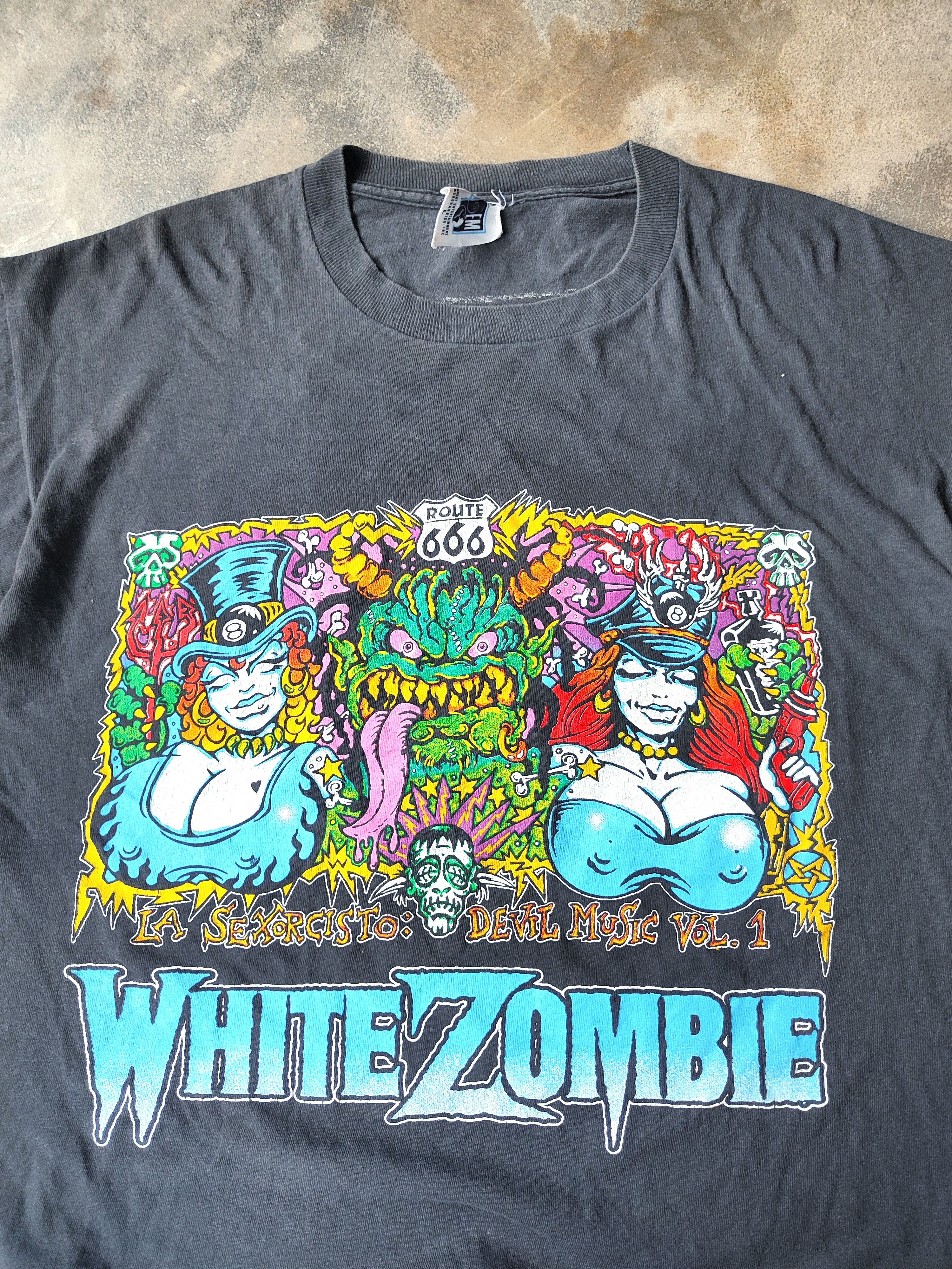Band Tees Vintage 90s White Zombie “Say You Love Satan” Band T-Shirt Size US L / EU 52-54 / 3 - 1 Thumbnail