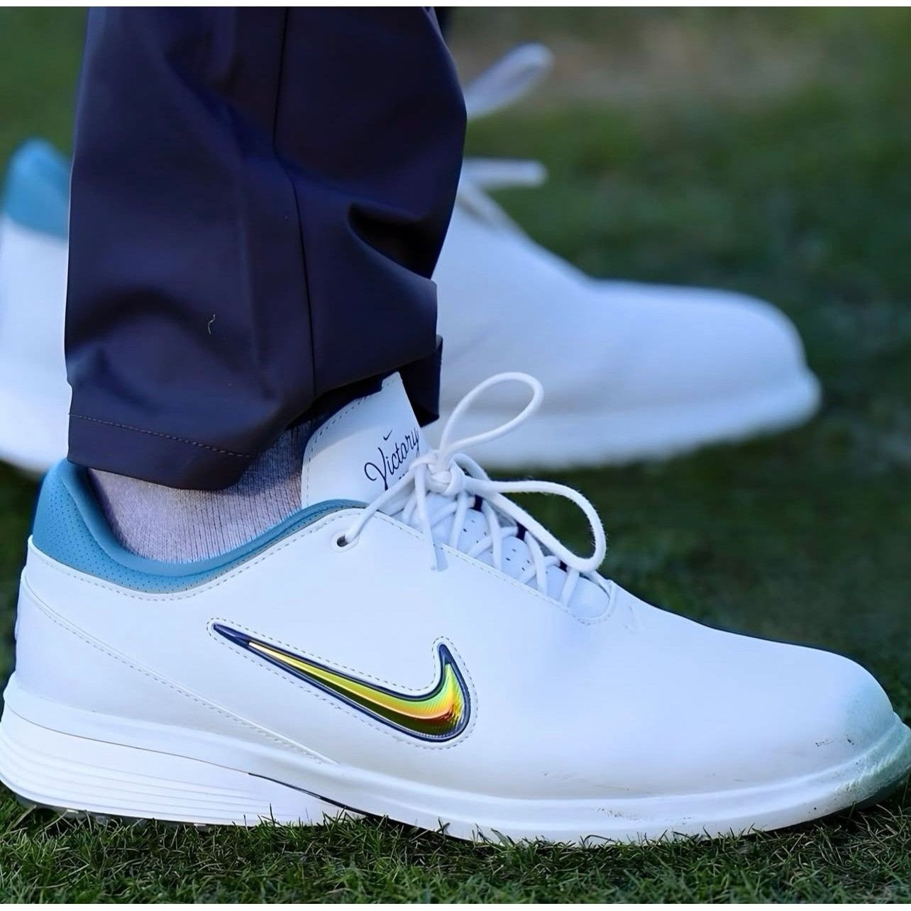 Nike Nike Victory Tour 4 Photon Dust Blue Iridescent Mens 12us Size US 12 / EU 45 - 3 Thumbnail