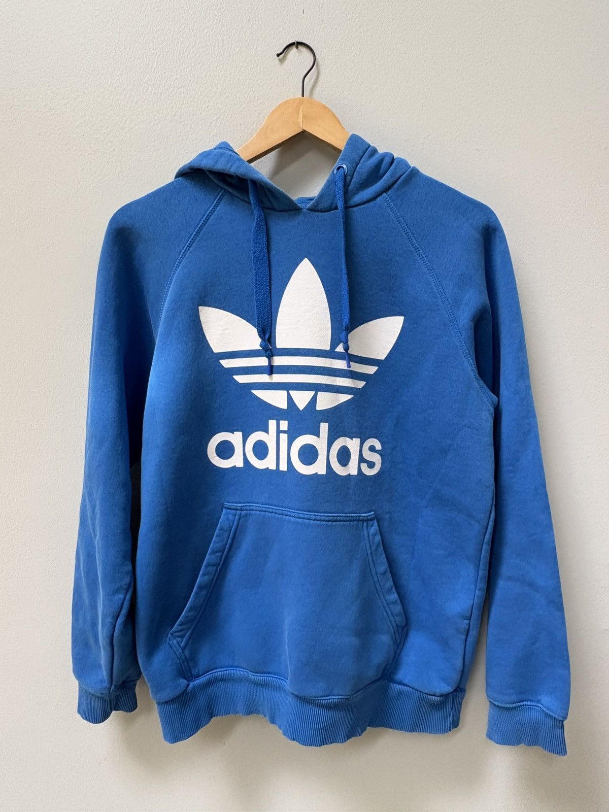 Adidas Blue Adidas Hoodie Size US M / EU 48-50 / 2 - 1 Thumbnail