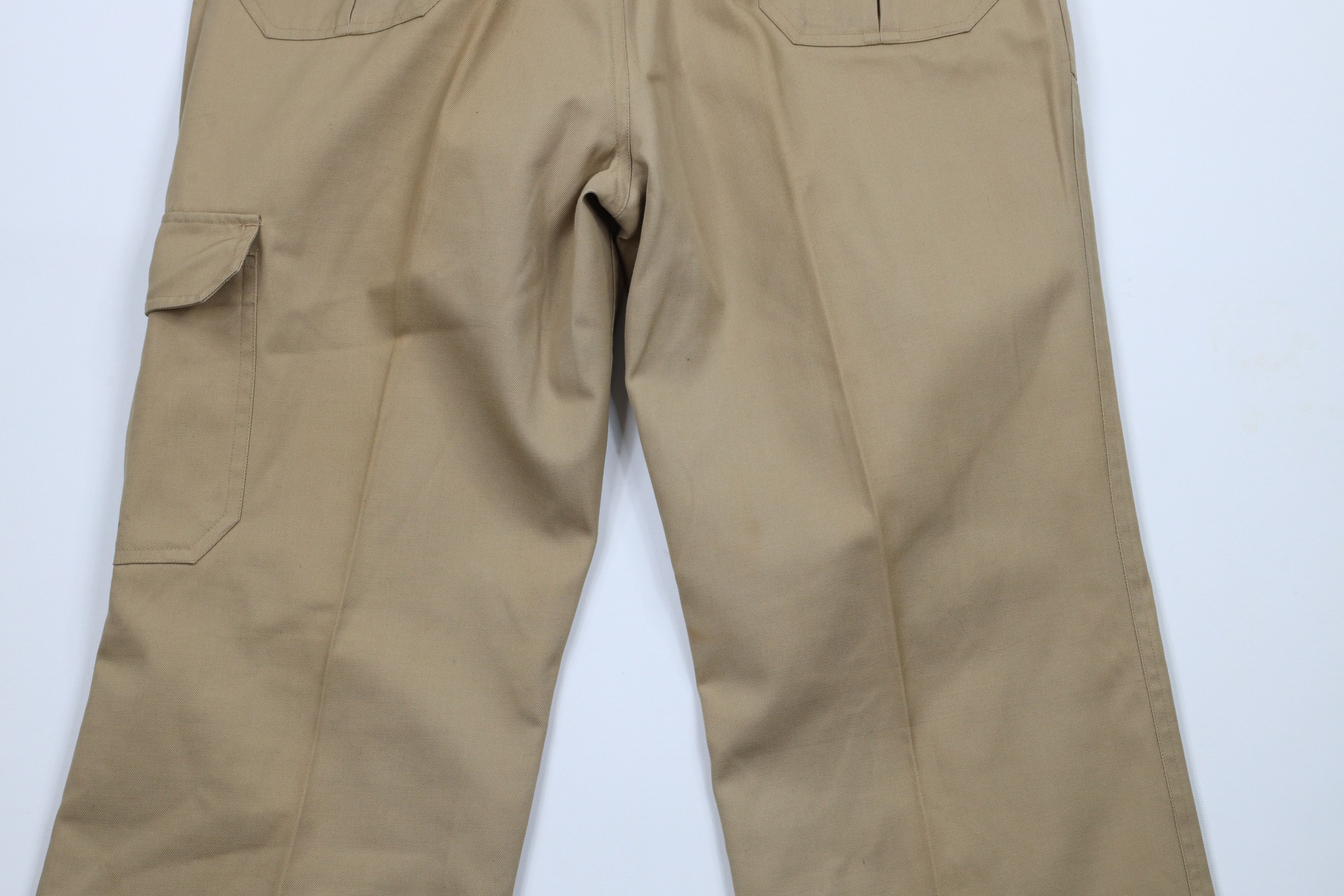 Vintage Vintage 70s Streetwear Wide Leg Bell Bottoms Pants Beige Size US 34 / EU 50 - 14 Thumbnail