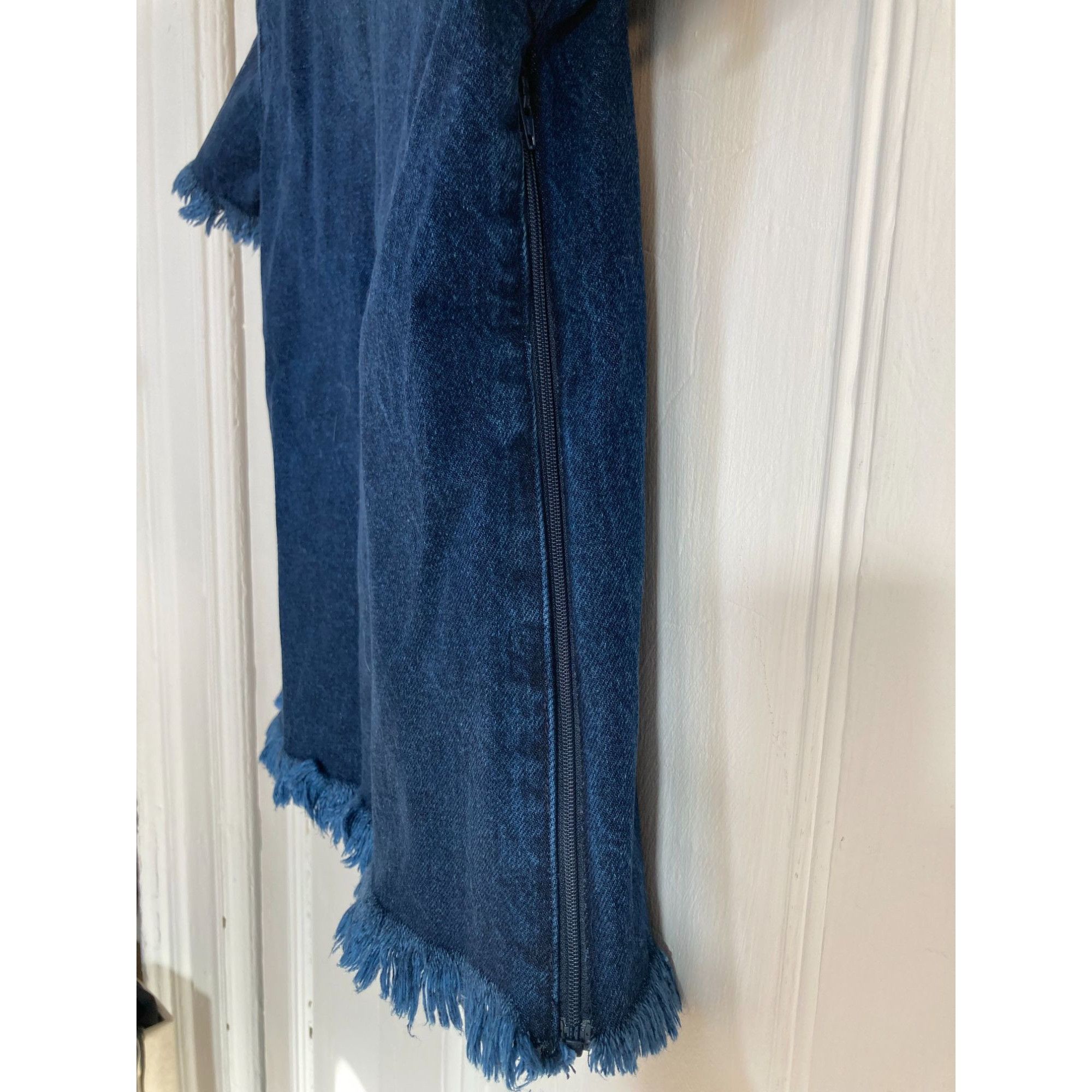 Marques'Almeida Marques Almeida Frayed Denim Shirt, Size XS Size XS / US 0-2 / IT 36-38 - 3 Thumbnail