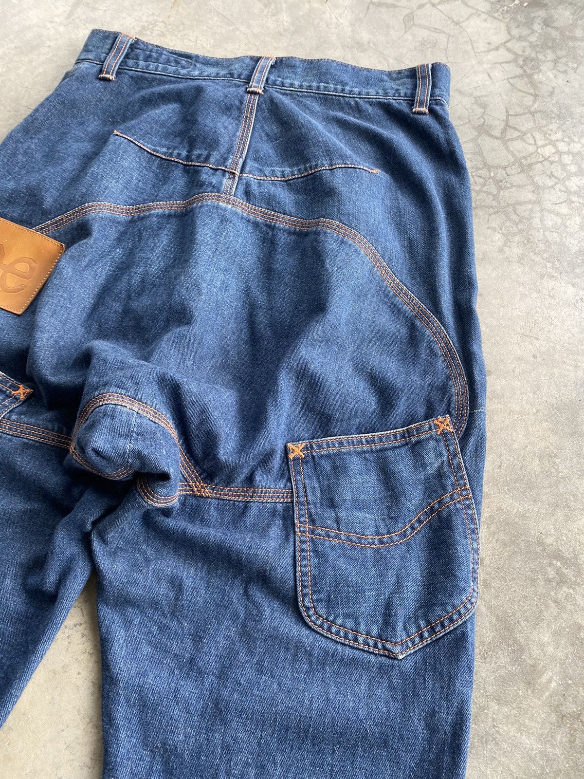 Issey Miyake × Lee × mercibeaucoup Lee x Issey Miyake Mercibeaucop High Rise Blue Jeans @122 Size US 30 / EU 46 - 4 Thumbnail