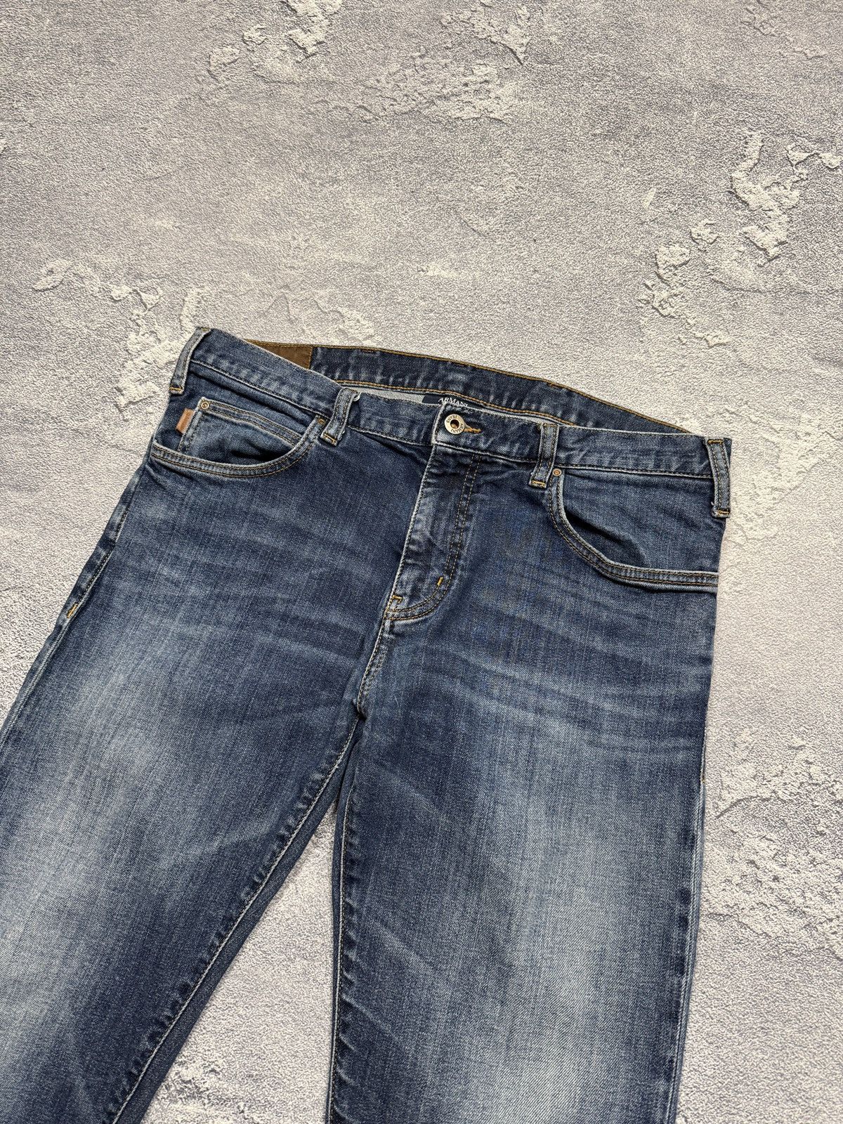 Armani × Vintage Armani Jeans Vintage Mens Denim Pants Jeans Size US 36 / EU 52 - 4 Thumbnail