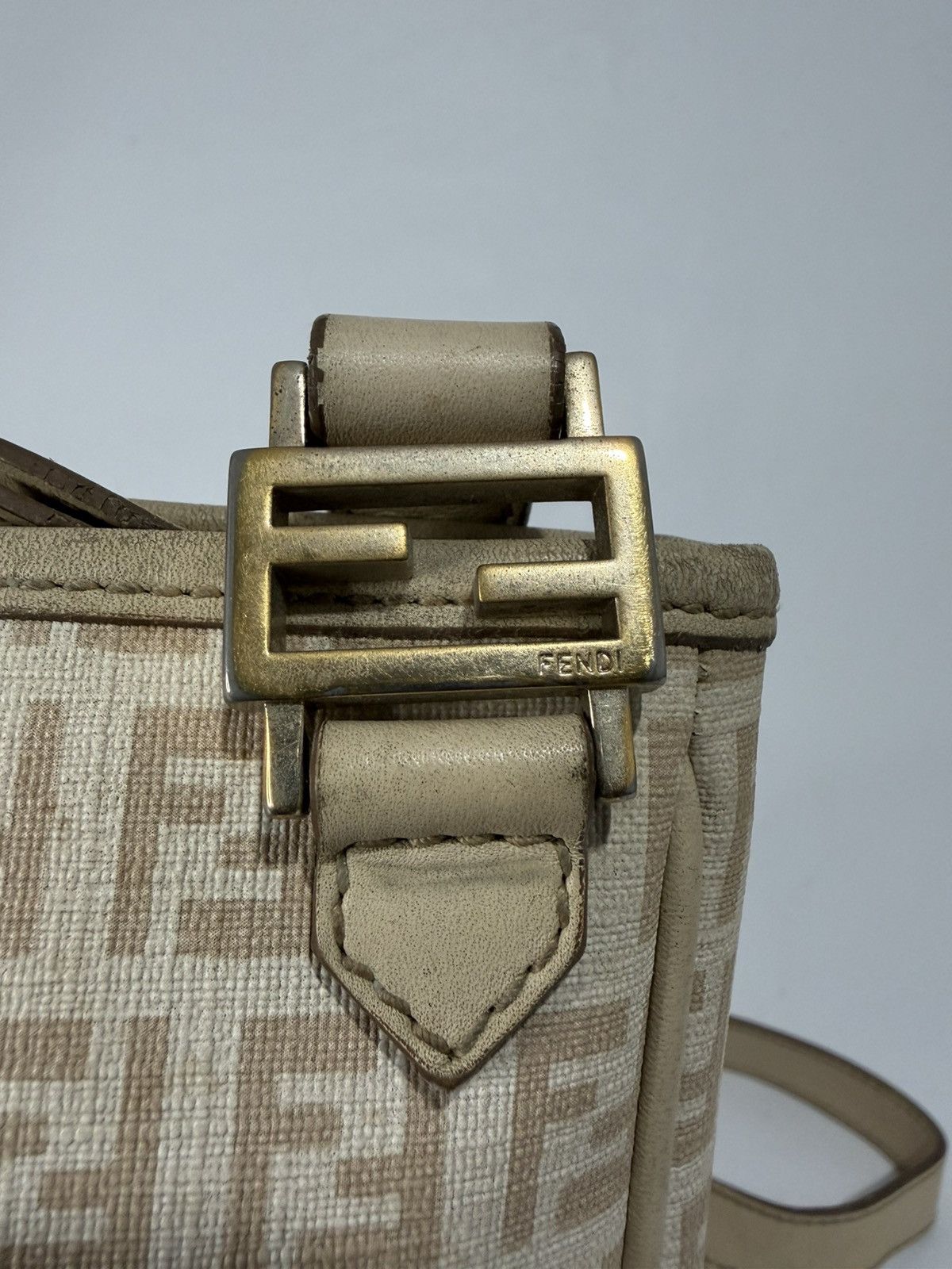 Fendi FENDI PRE-OWNED 2000-2010 Zucchino Canvas crossbody bag Size ONE SIZE - 2 Thumbnail