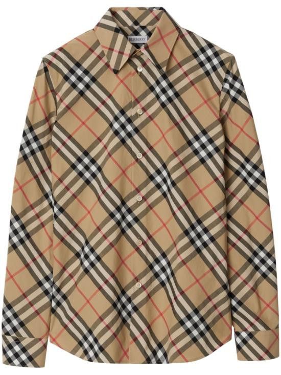 Burberry BURBERRY Women Shirts 8106163 B9368 Beige Size M / US 6-8 / IT 42-44 - 1 Thumbnail