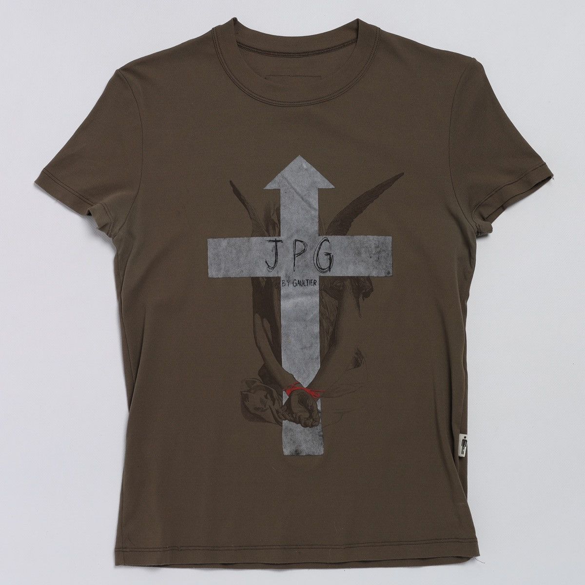 Jean Paul Gaultier Jean Paul Gaultier Nylon JPG Logo Tee cross Mesh Angel Size S / US 4 / IT 40 - 1 Thumbnail
