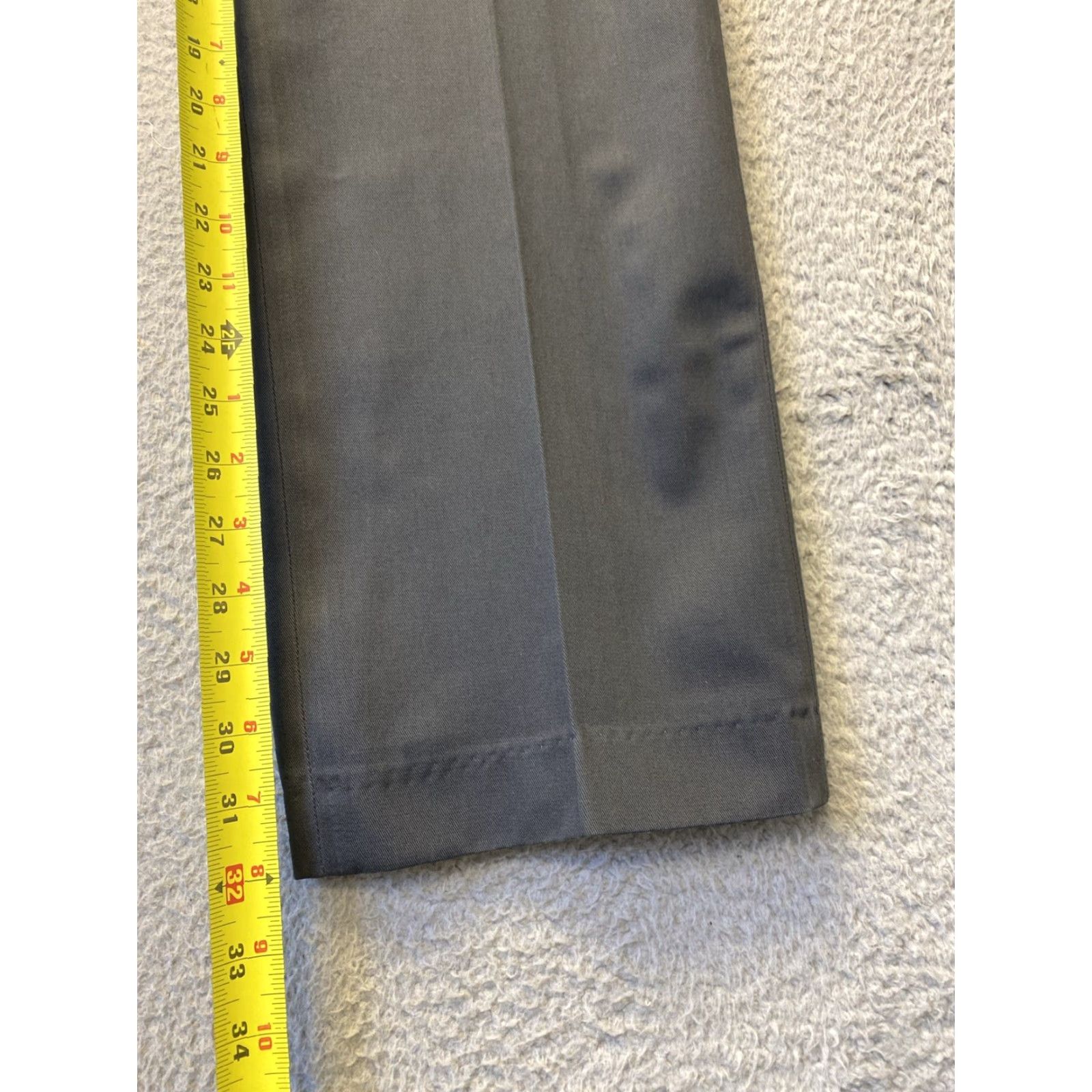 Eddie Bauer Eddie Bauer Chino Pants Mens 34x32 Gray Zip Pocket Cotton Fleece Size US 34 / EU 50 - 4 Thumbnail
