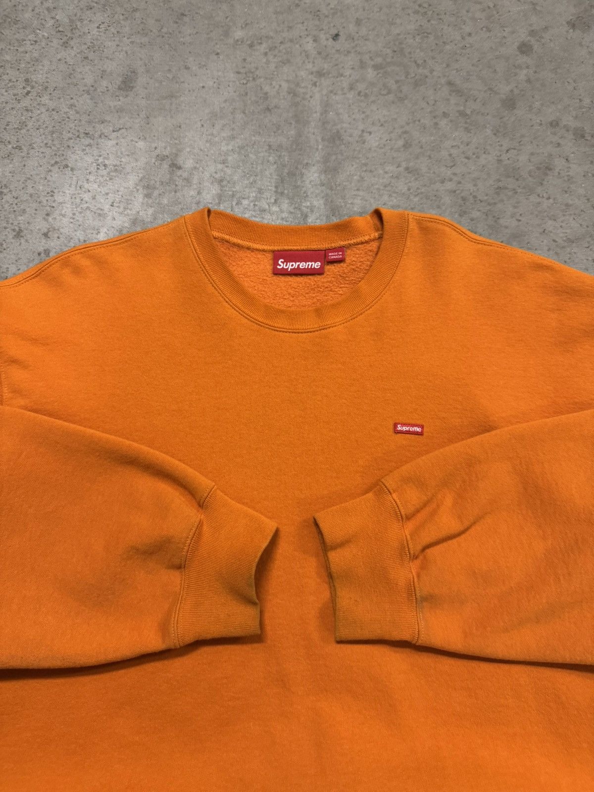 Supreme Polartec Small Box Crewneck (FW18) - $138