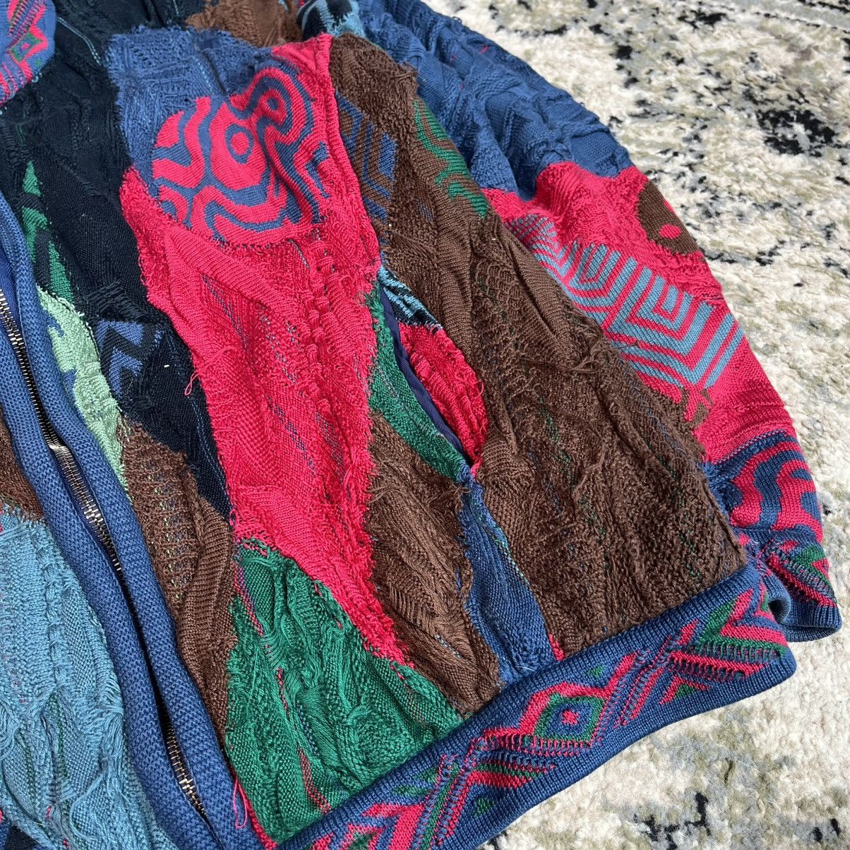 Coogi Vintage Rare Street Style Coquette Zip Up Sewn Sweater Coogi Size US S / EU 44-46 / 1 - 3 Thumbnail