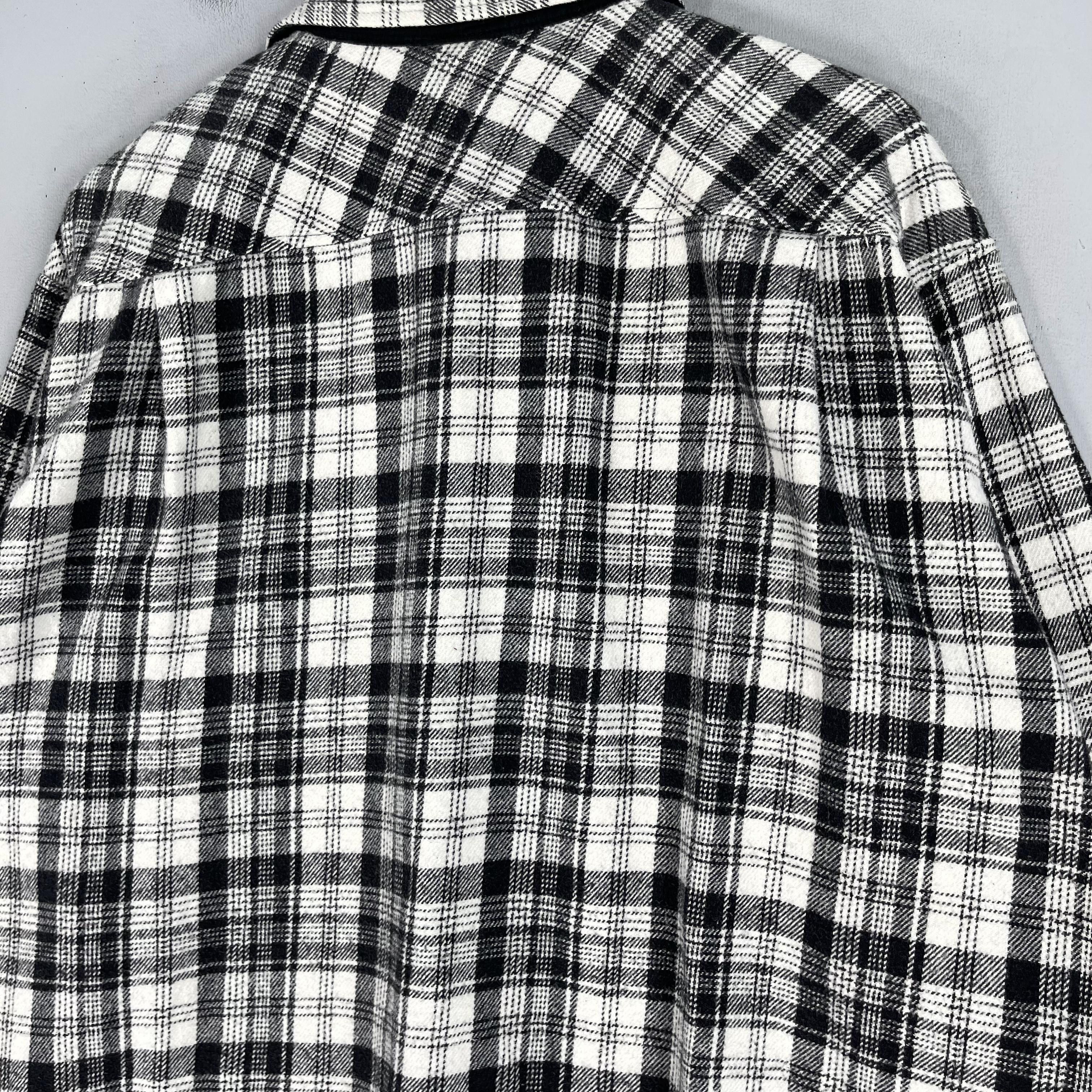 Flannel × Mercedes-Benz Vintage Plaid Checkered Tartan Button Up Flannel Shirt Size US M / EU 48-50 / 2 - 9 Thumbnail