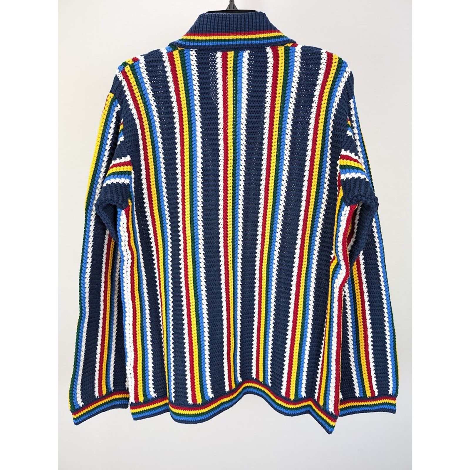 Casablanca o1rshd1 Q:2 / 555 / Cotton Crochet Shacket in Navy Size US XL / EU 56 / 4 - 10 Thumbnail
