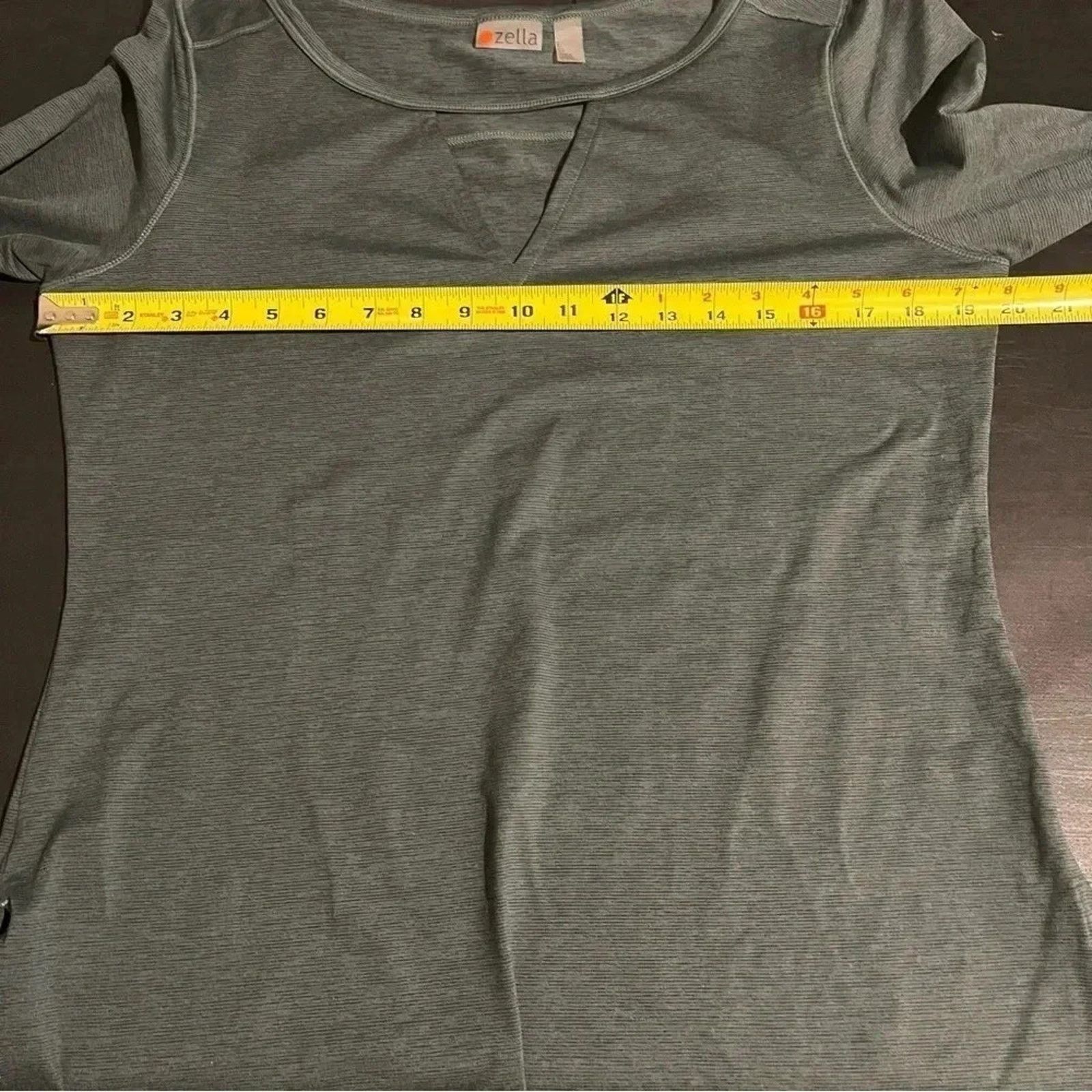 Other Zella Striped Long Sleeve Shirt V Neck Women’s Sz L Size L / US 10 / IT 46 - 9 Thumbnail