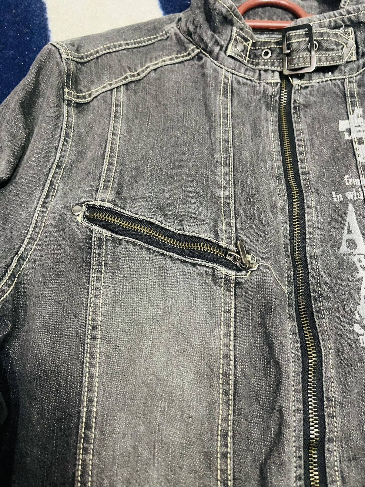 If Six Was Nine × Japanese Brand × Le Grande Bleu (L.G.B.) Splendid Satisfaction Punk Gothic Zipper Jacket (16) Size US L / EU 52-54 / 3 - 9 Thumbnail