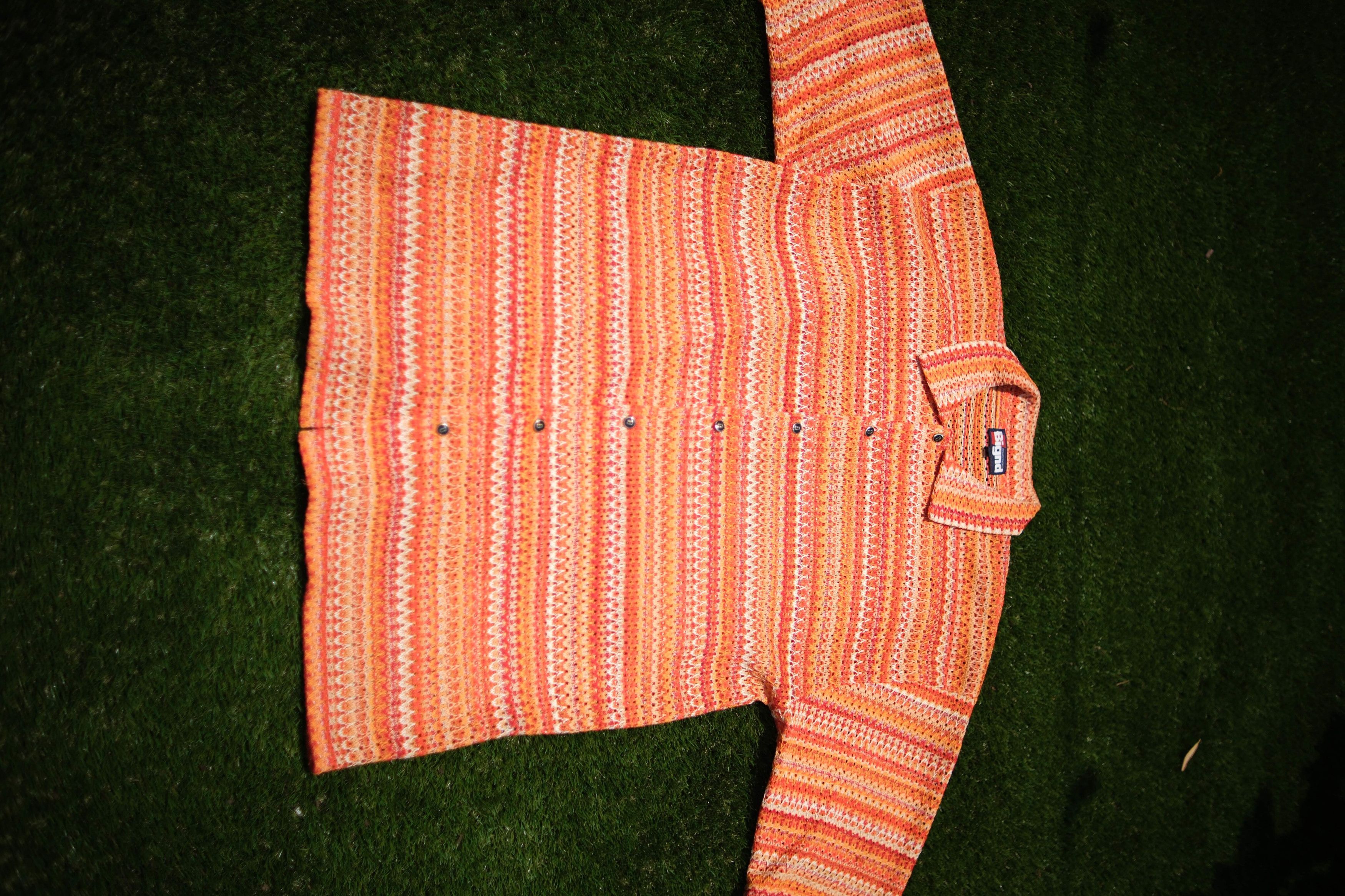 Vintage Vintage BINGND Collection Crochet Button Up Size US XL / EU 56 / 4 - 1 Thumbnail