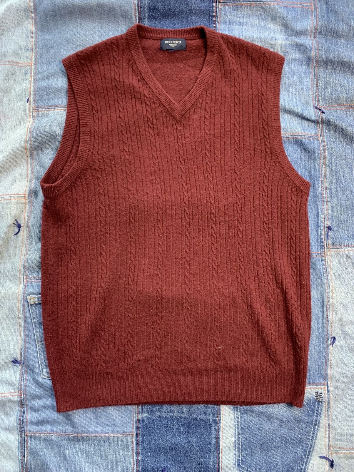 Brandy Melville × Dockers Dockers Sweater vest Size L / US 10 / IT 46 - 1 Thumbnail