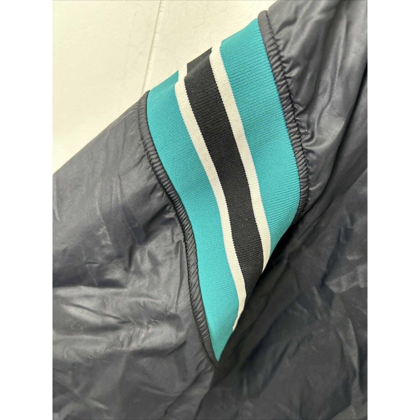 Other Russell Athletic Teal Striped Black Windbreaker Size Large Size US L / EU 52-54 / 3 - 4 Thumbnail