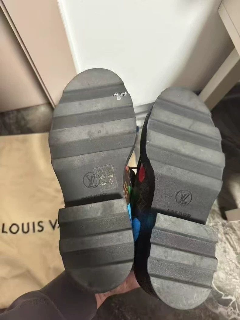 Louis Vuitton Louis Vuitton Yayoi Kusama co-branded presbyopic loafers s Size US 5.5 / IT 35.5 - 3 Thumbnail