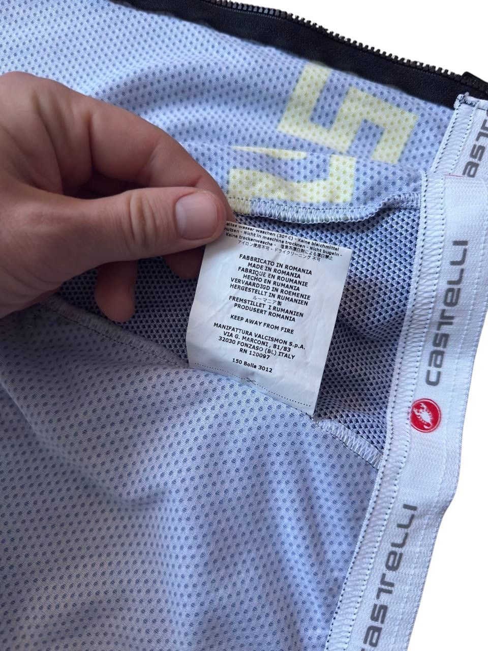 Versace Castelli tour of dubai 2014 team jersey leaders blauw heren Size US XXL / EU 58 / 5 - 8 Thumbnail